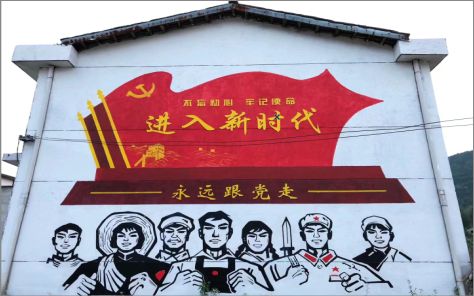 贵阳党建彩绘文化墙